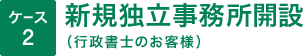 新規独立事務所開設